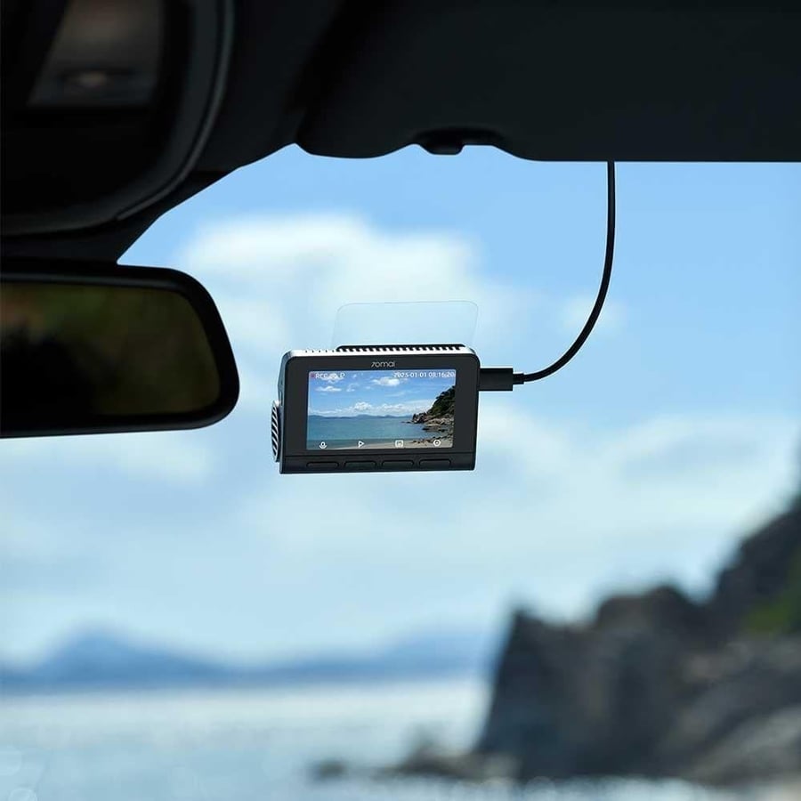 Car camera dash cam with condenser, front camera with 4K resolution, and rear A800SE