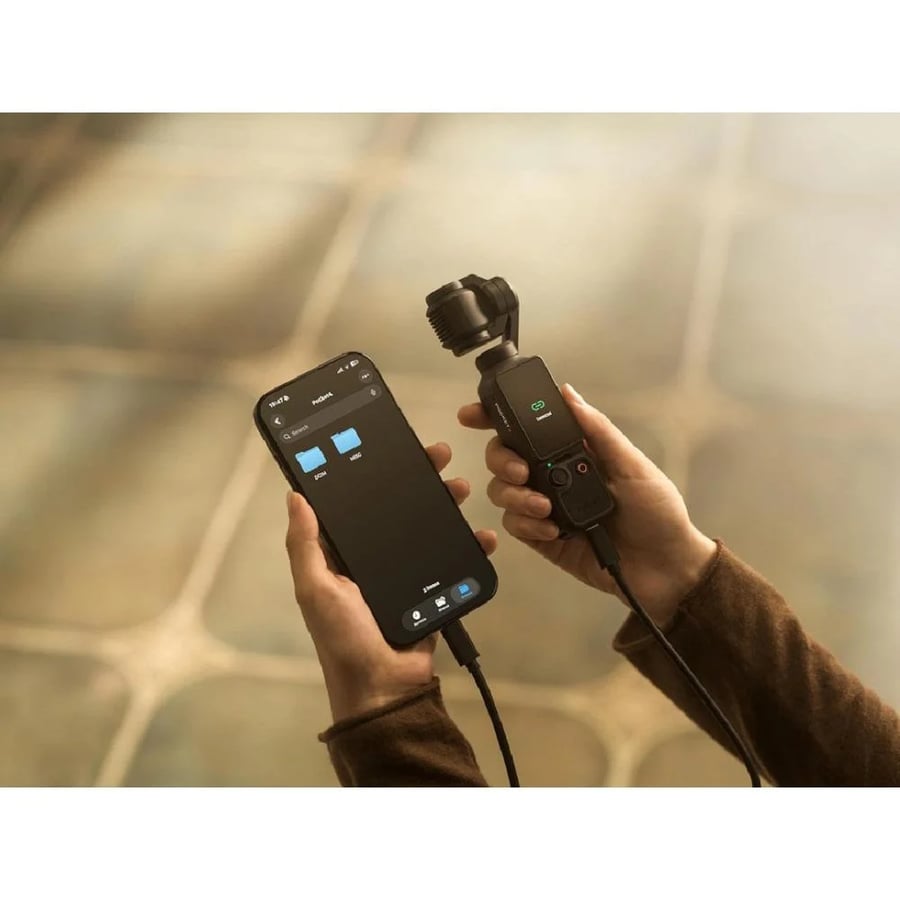 دي جي آي - كاميرا بتثبيت ثلاثي المحاور وتصوير بدقة عالية OSMO Pocket 4 - أسود
