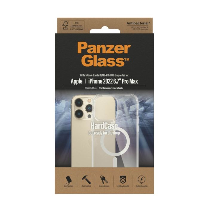 Kafr Protection Panzer Glass with MagSafe technology iPhone 14 Pro Max - Transparent