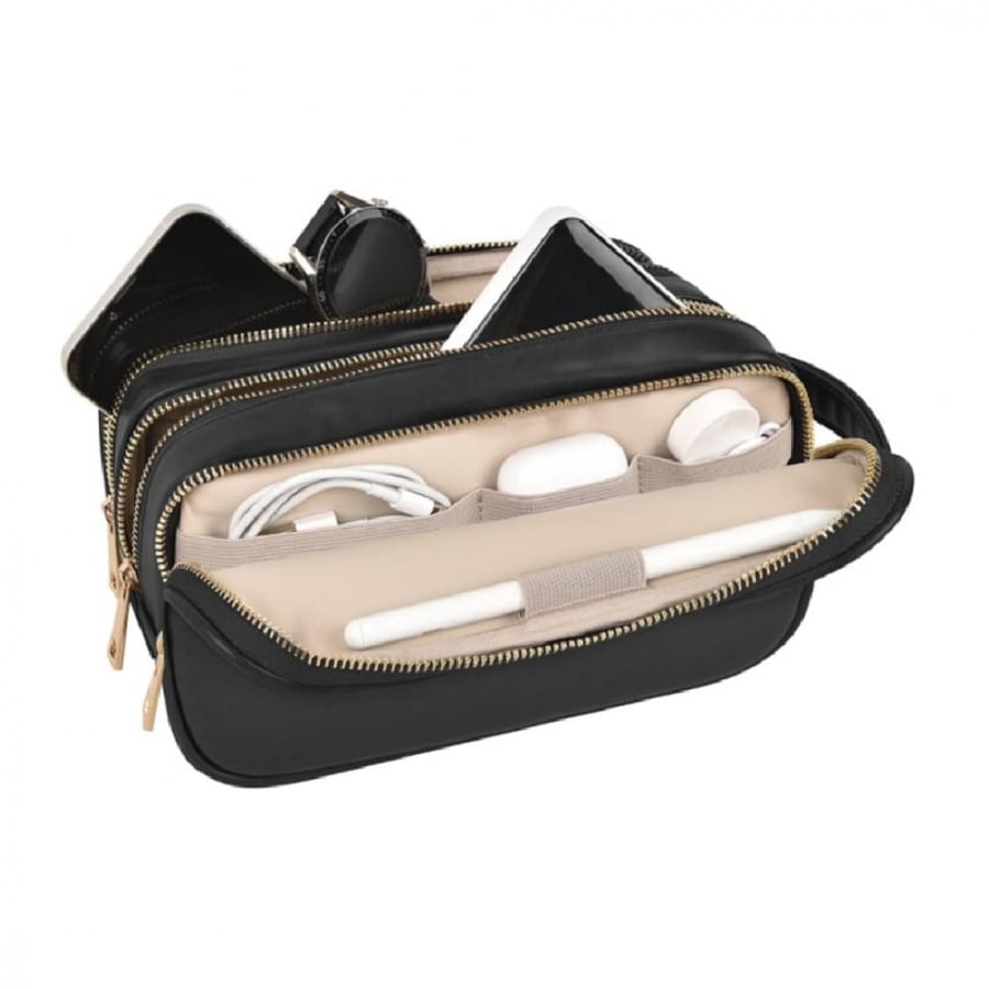 Salem Lux large capacity handbag for carrying personal belongings - black