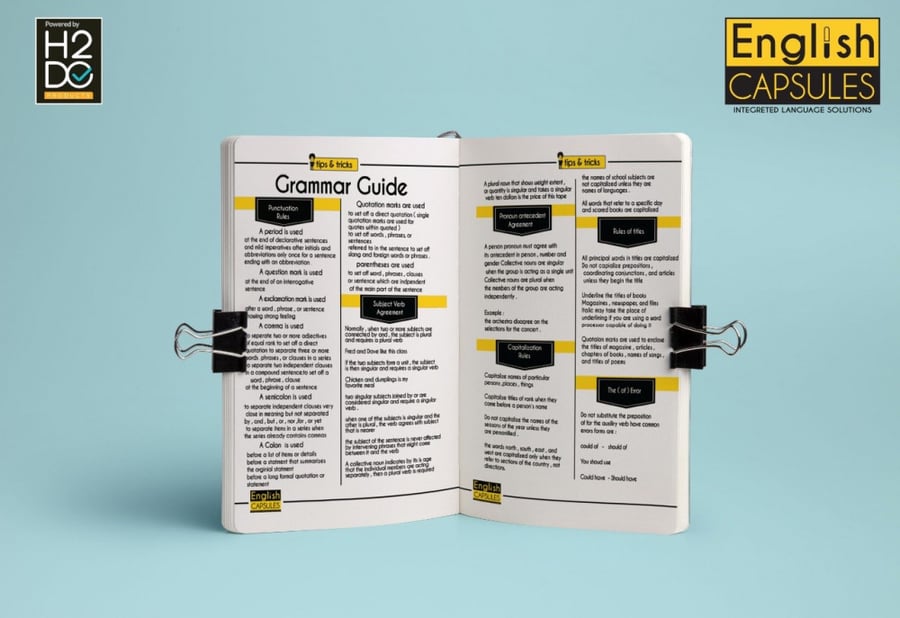 English Capsules Notebook