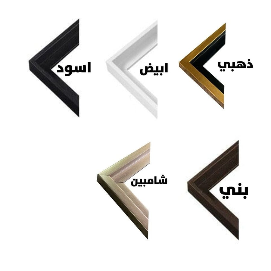 لوحة جدارية لوحة آية الكرسي بخط عربي وطباعة كانفس