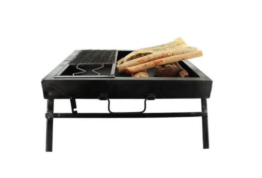 Small portable charcoal grill
