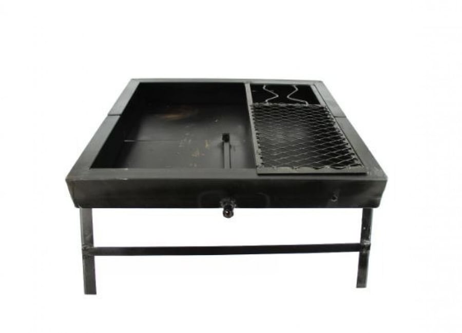 Small portable charcoal grill