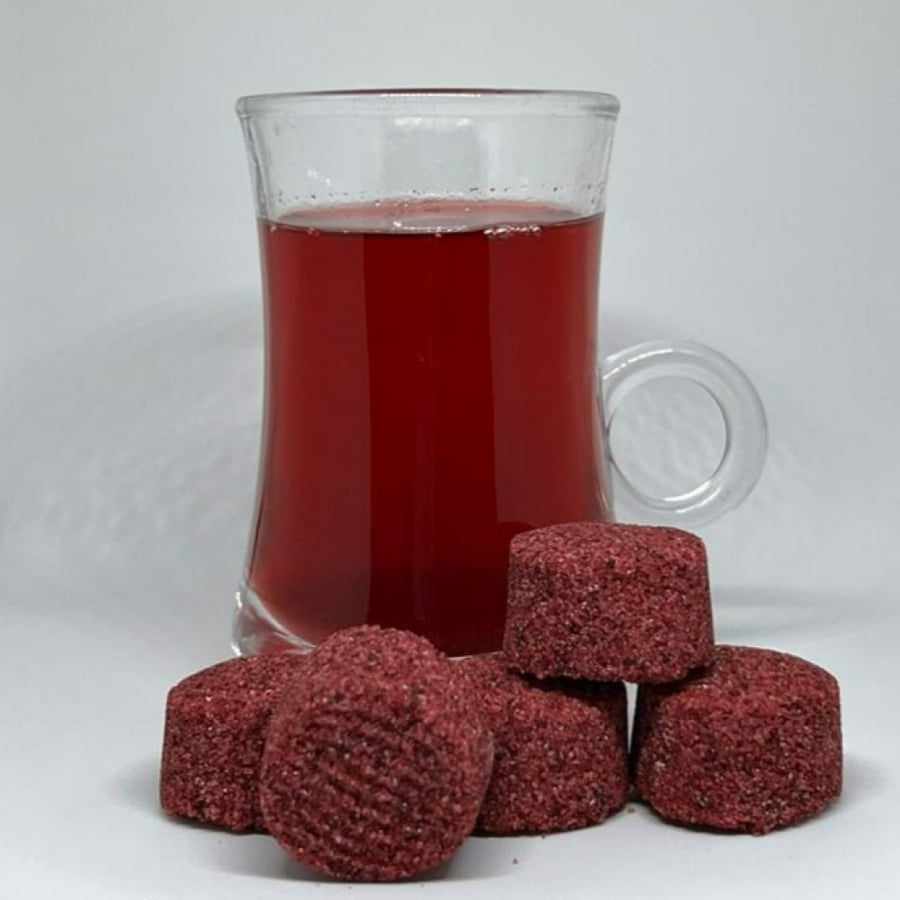 10 pieces of hibiscus tea