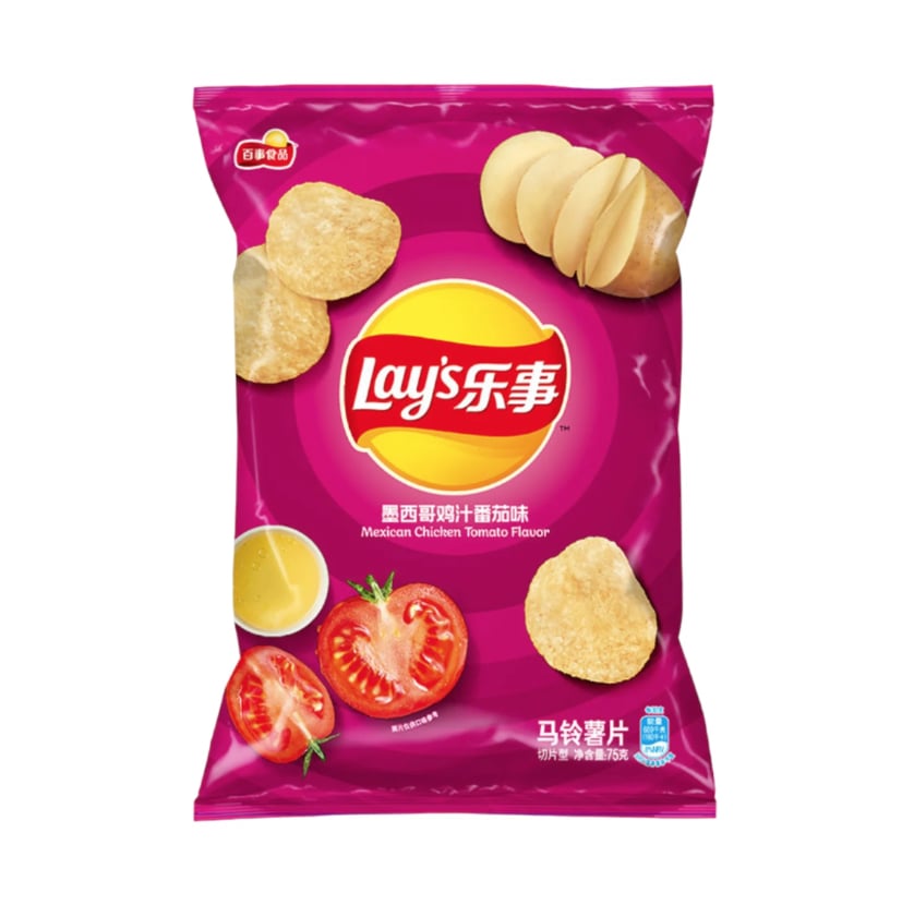 ليز صيني بنكهة الدجاج المكسيكي بالطماطم 70g
