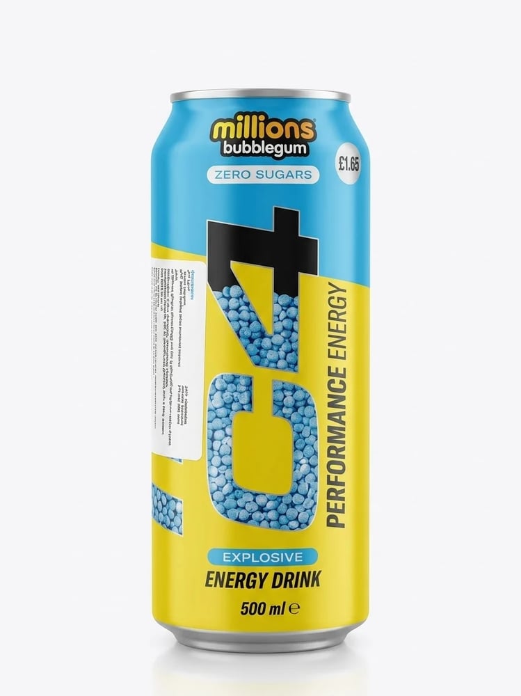 مشروب الطاقة C4 سي فور بنكهة millions bubblegum