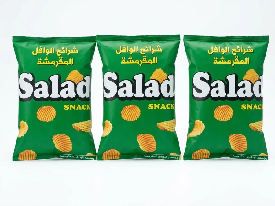 عرض شبس سلط وافل الكوري 3x حبات