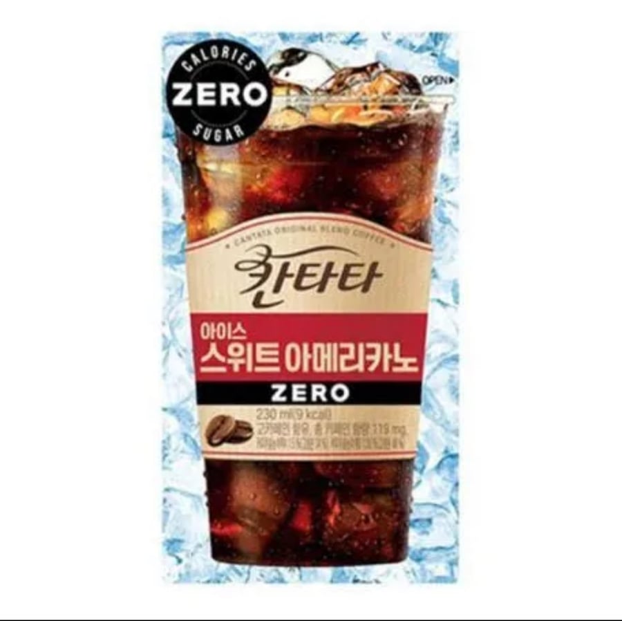 Kantana Korean coffee black coffee zero sugar