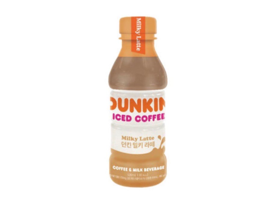 قهوة دانكن ايسد كوفي لاتيه مستورد من كوريا 3x حبات 400ml