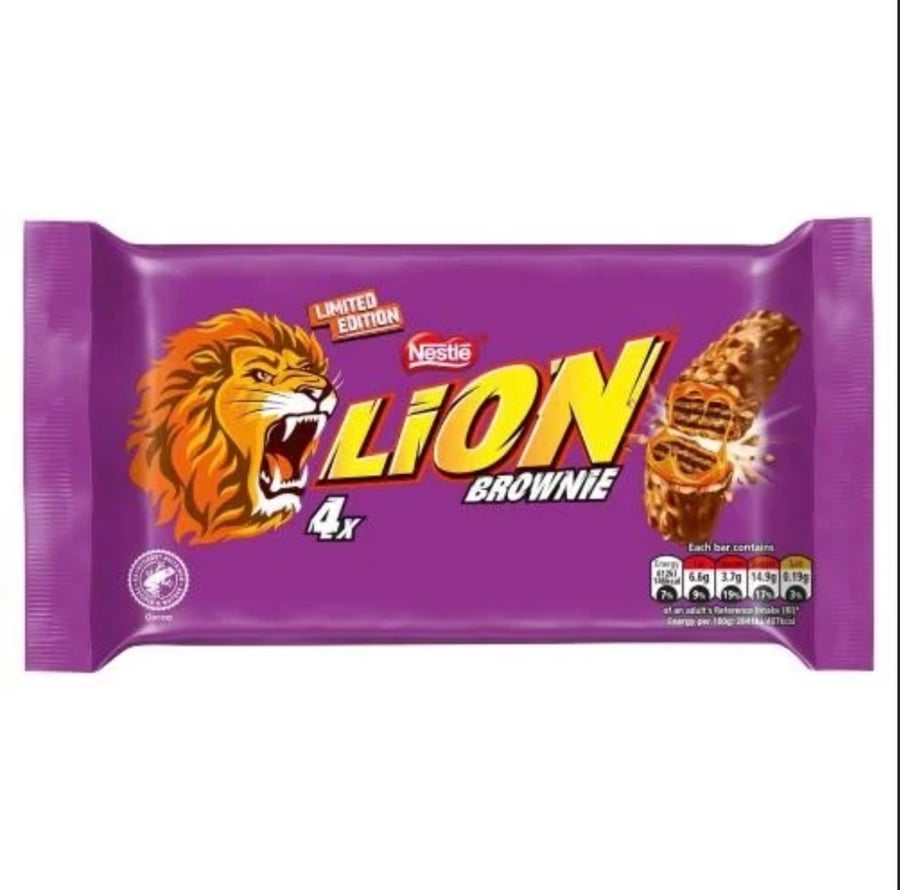Lyon Brownie Bar Limited Edition 4x pieces 120g