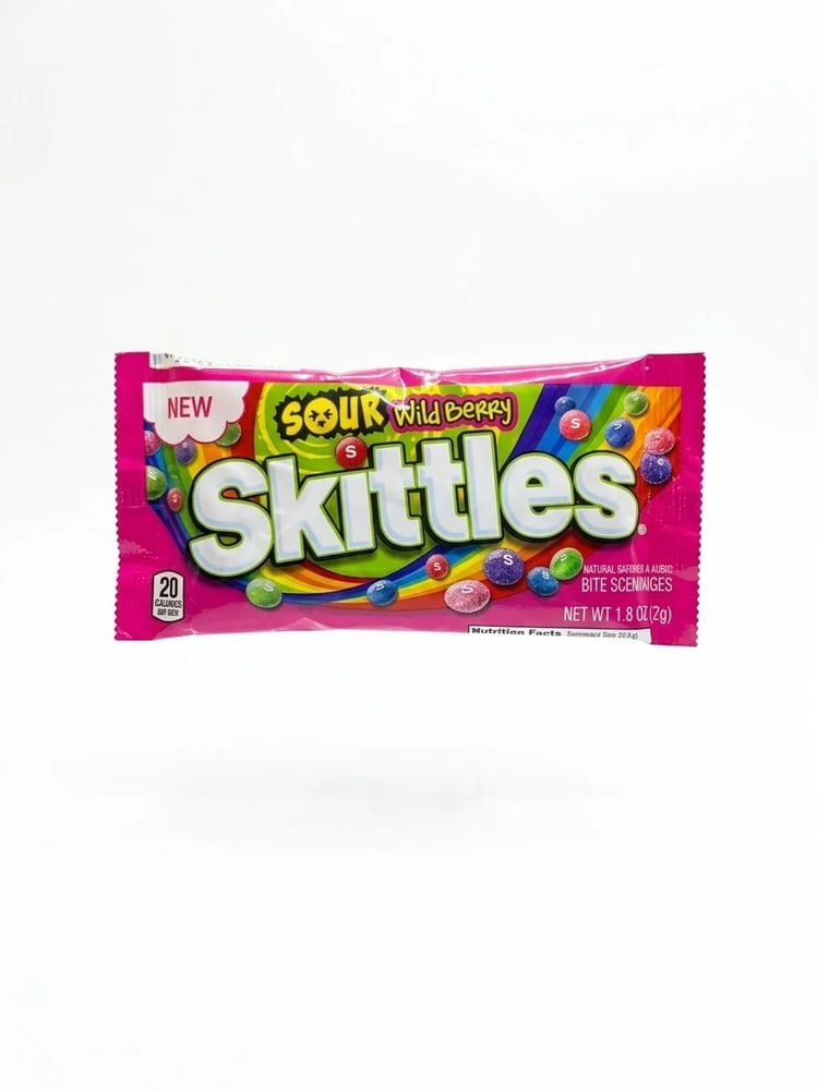 سكيتلز مملح وايلد بيري Skittles wild berry sour