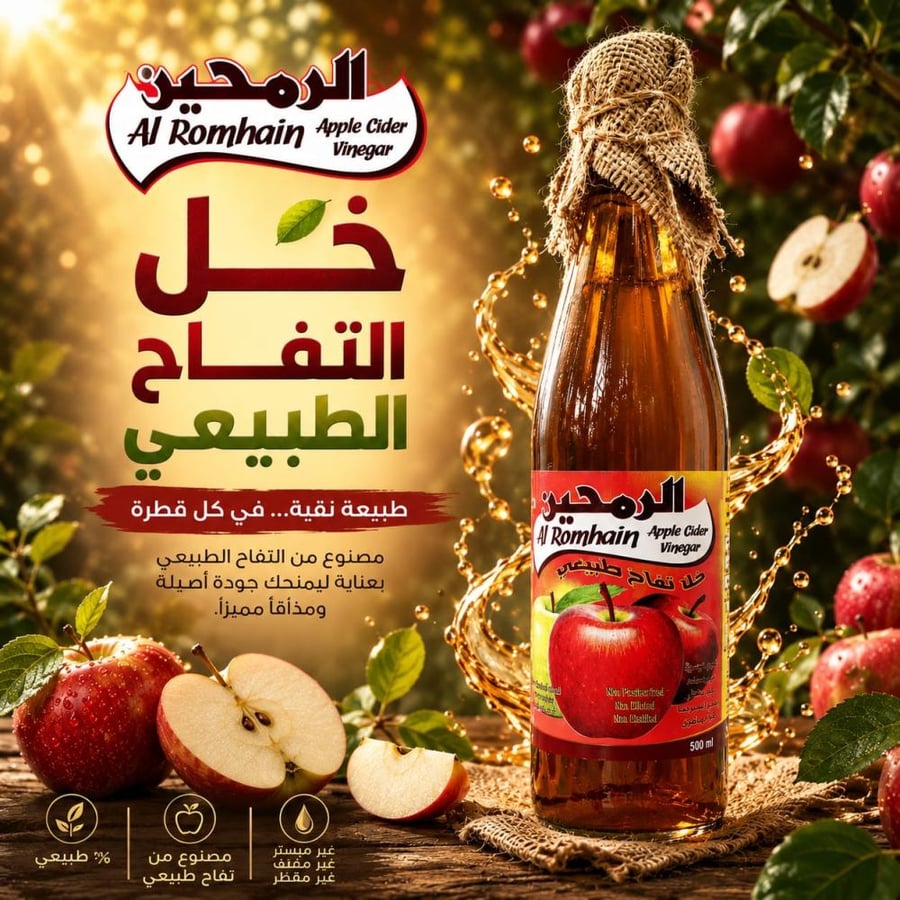 خل التفاح الطبيعي