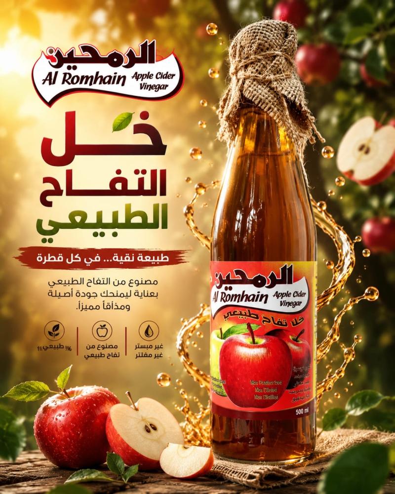 خل التفاح الطبيعي