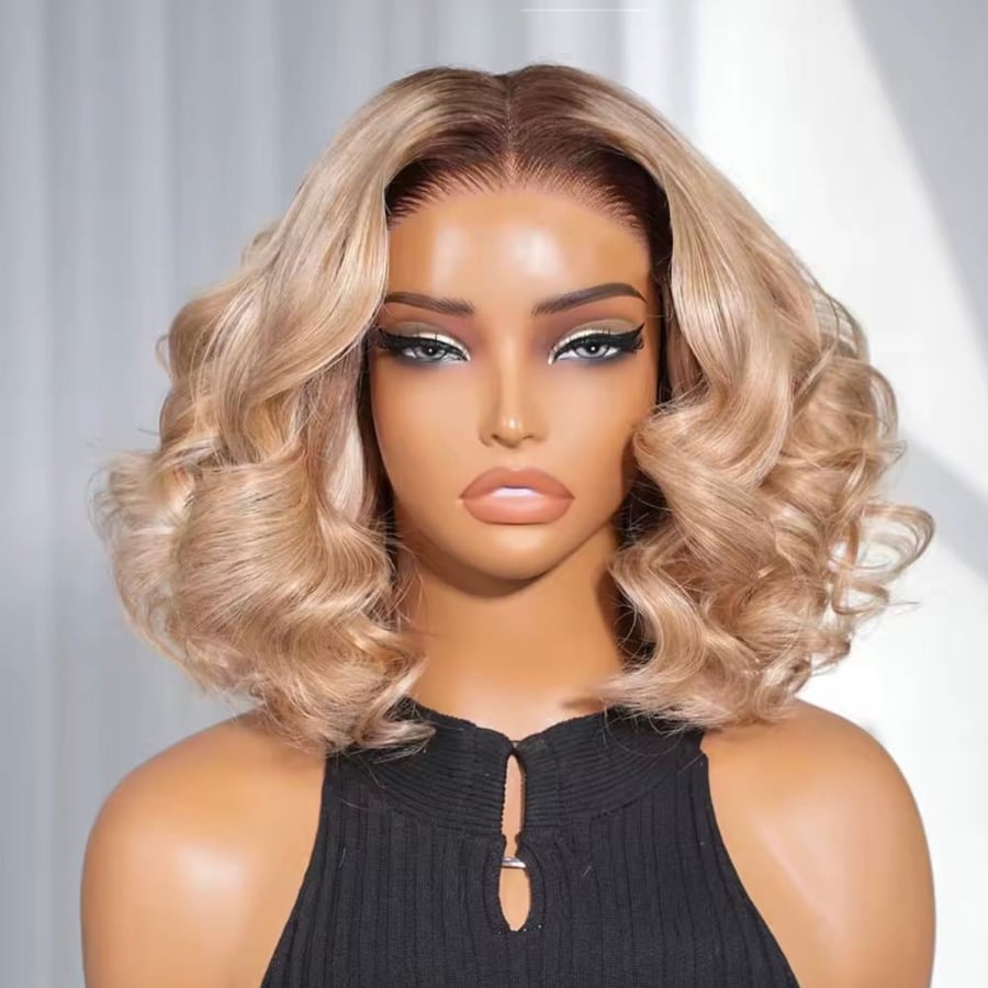 قصه ويفي اشقر طول 12 كثافه200%