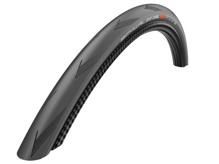 إطار تيوبلس من شوالبي 700*25 إطار SCHWALBE PRO ONE 700 X 25C RACE EVO V-GUARD TLE