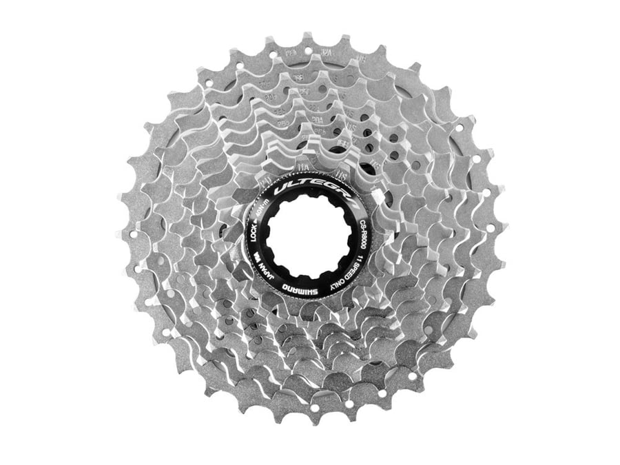 كاسيت التيجرا 11 سرعة 11-32 سن من شيمانو SHIMANO CASSETTE CS-R8000 11 SPEED 11-32 TEETH ULTEGRA