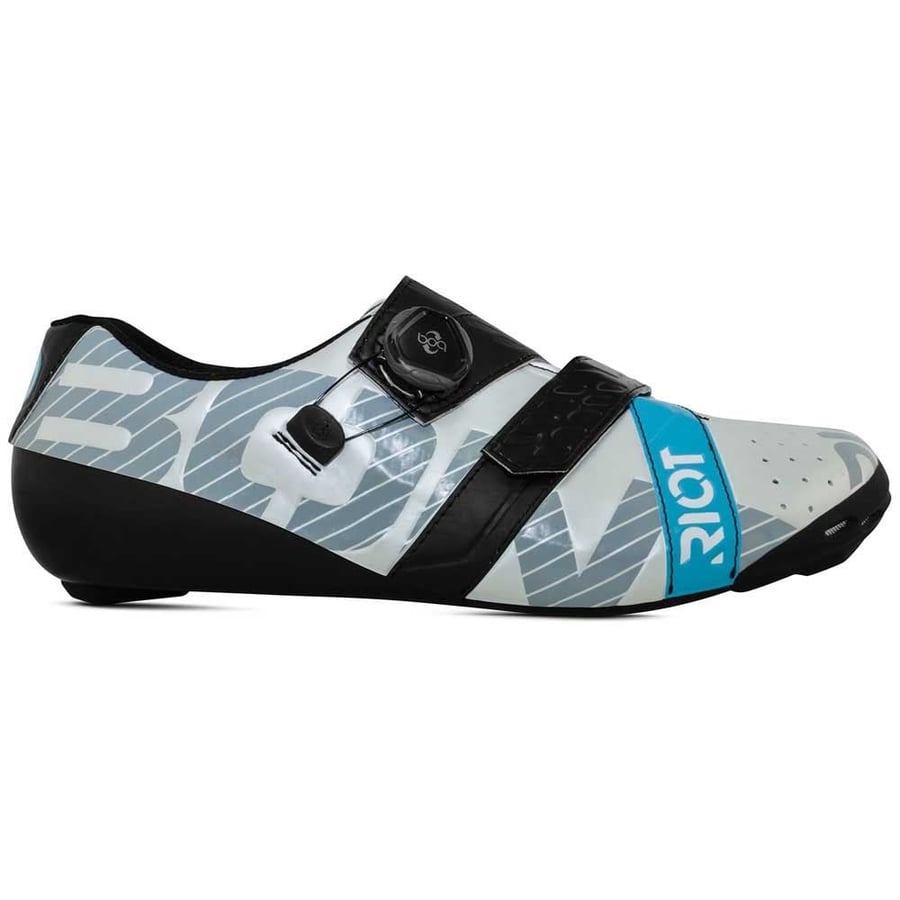 حذاء BONT RIOT+ BOA الابيض اللؤلؤي و الاسود من بونت | BONT