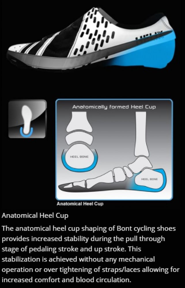 حذاء BONT RIOT+ BOA الابيض اللؤلؤي و الاسود من بونت | BONT
