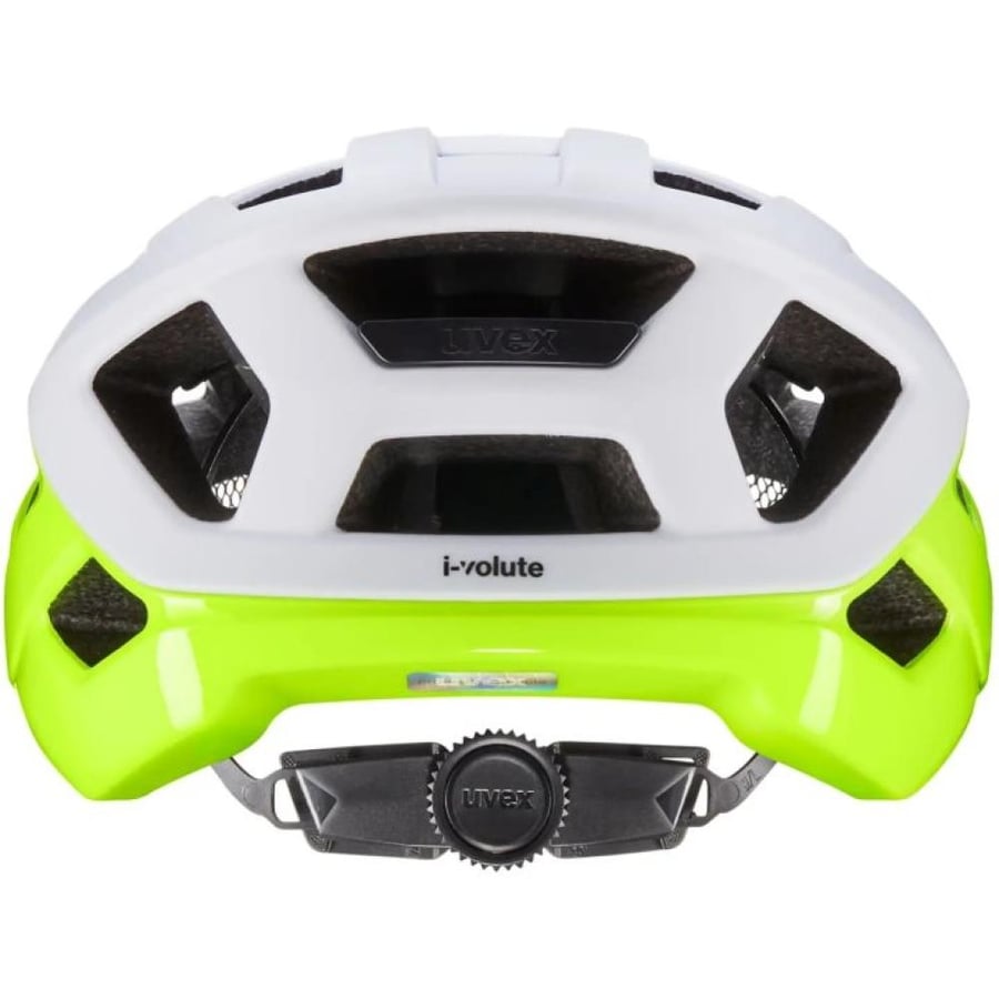 خوذة UVEX I-VOLUTE HELMET, WHITE/NEON YELLOW MATT