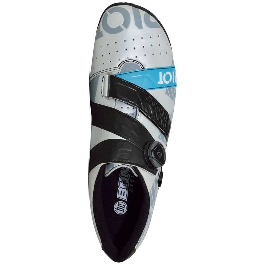 حذاء BONT RIOT+ BOA الابيض اللؤلؤي و الاسود من بونت | BONT