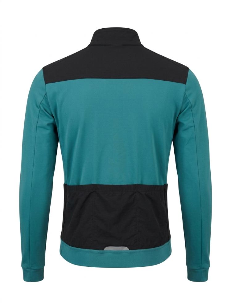 جيرسي شتوي من قو بايك باللون الأسود والأخضر GO BIKE ZEPHYR WINTER JERSEY GREEN & BLACK