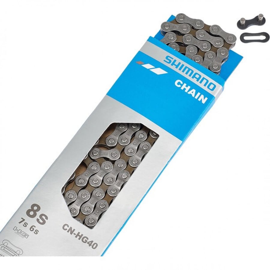 جنزير 8 سرعات من شيمانوSHIMANO BICYCLE CHAIN, CN-HG40, 116LINKS, 8 SPEEDS