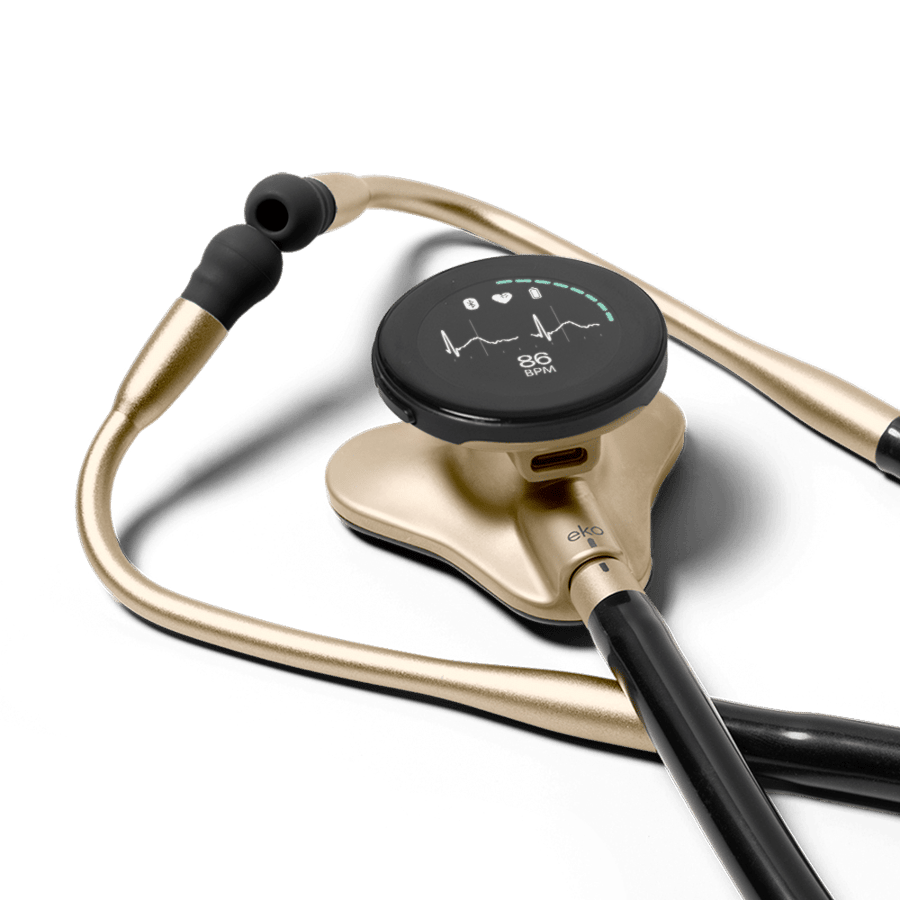 Eko CORE 500™ Digital Stethoscope-Champagne