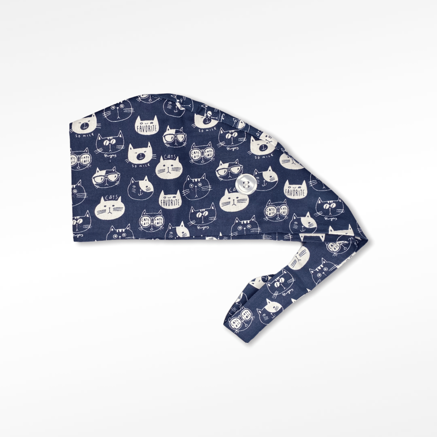 Cats scrub cap