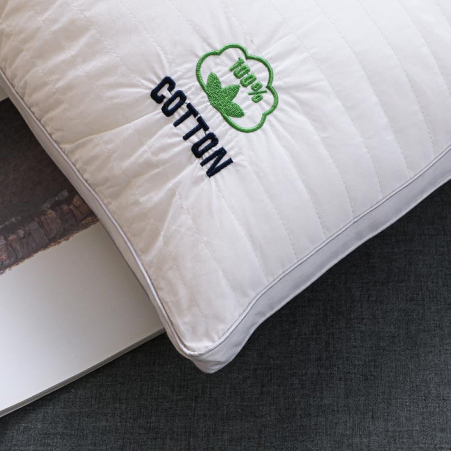 مخدة فندقية فاخرة من المقاش القطن الطبيعي 100% وزن 2000 غرام cotton