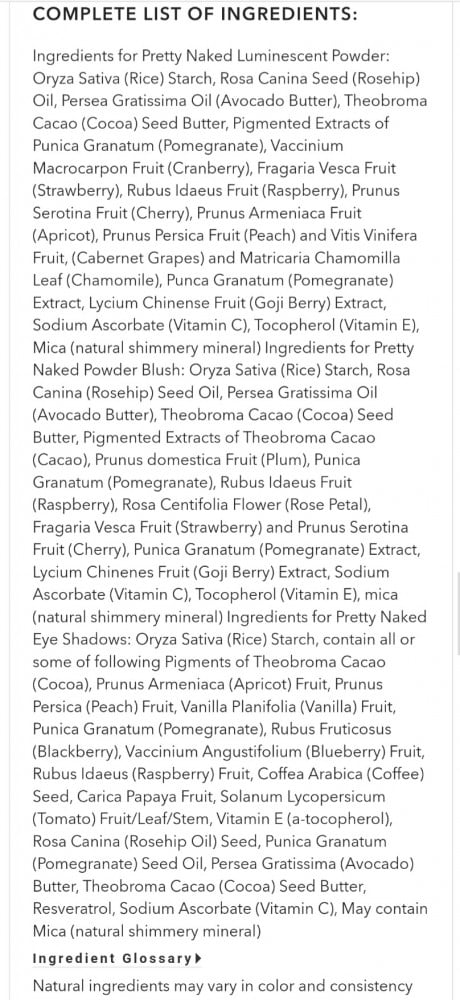 باليت ميك اب عضوي من 100%PURE