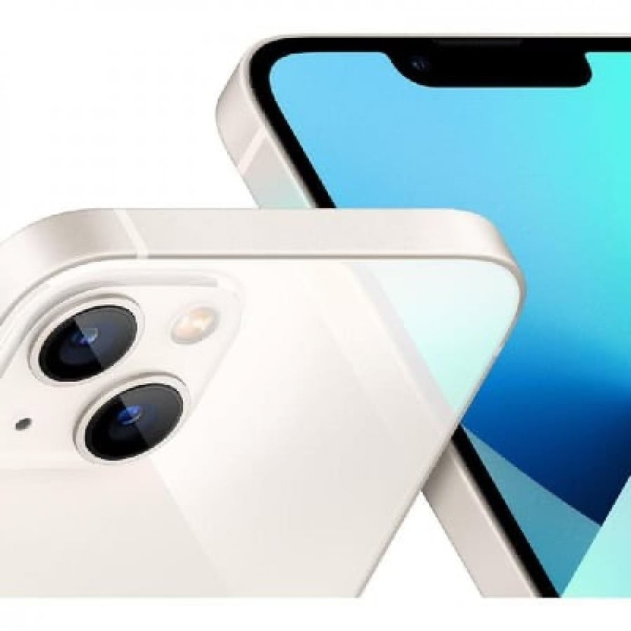ابل ايفون 13 سعة 256 جيجابايت ، الجيل الخامس 5G ،لون ضوء النجوم