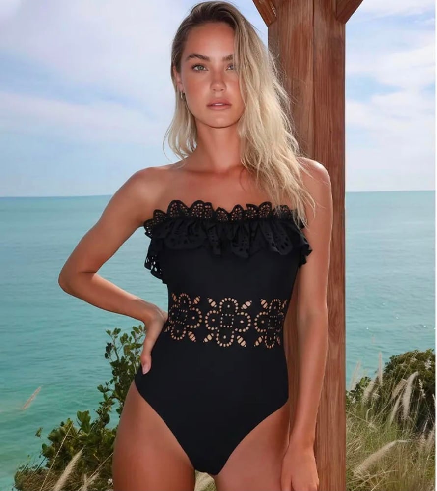 01FM SET one piece with skirt
