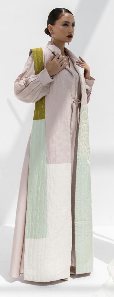 Quilted Jacket with Fitted Dress