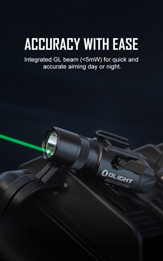 Olight Baldr Pro R flashlight with laser
