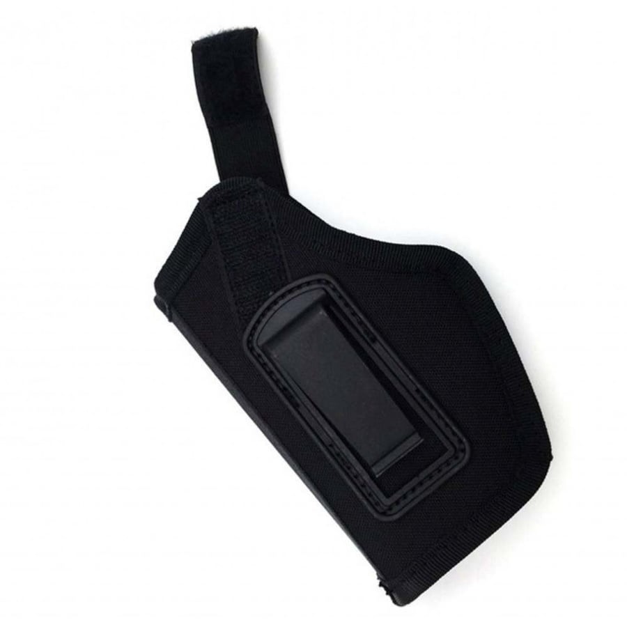 Fabric pouch with holder