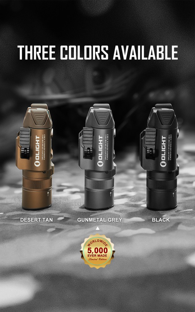 Olight Baldr Pro R flashlight with laser