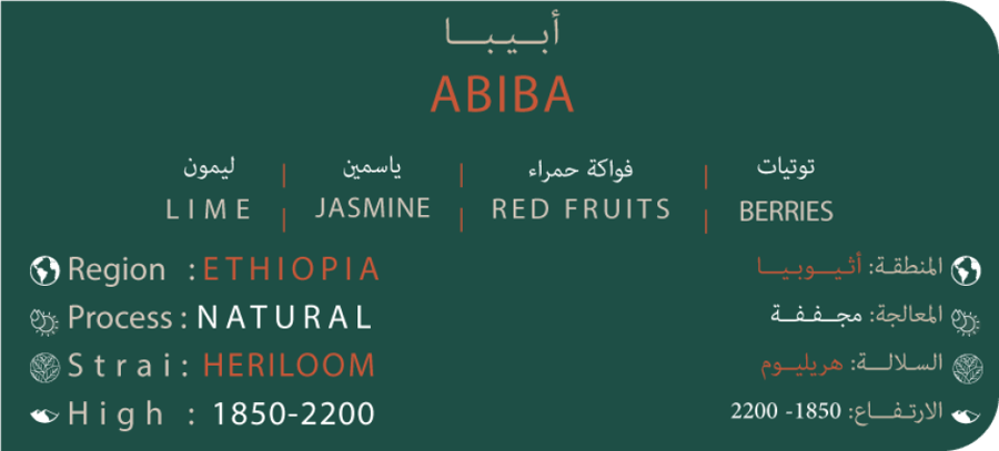 محصول أثيوبيا أبيبا ربع كيلو
