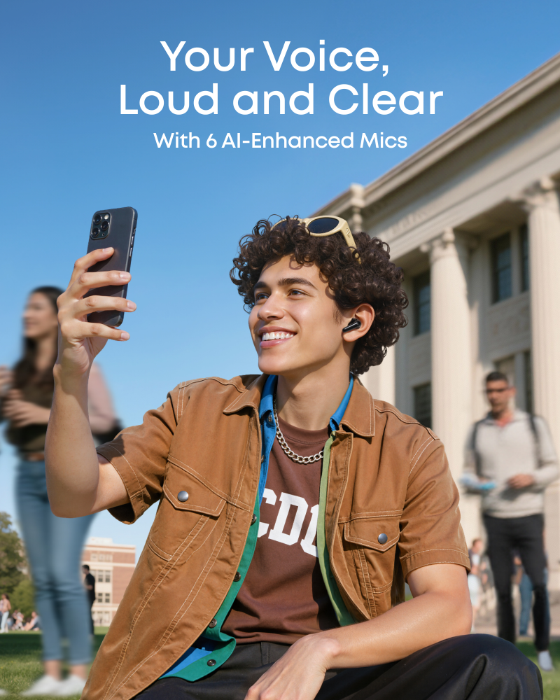 سماعات أذن بلوتوث Soundcore R60I NC - أسود