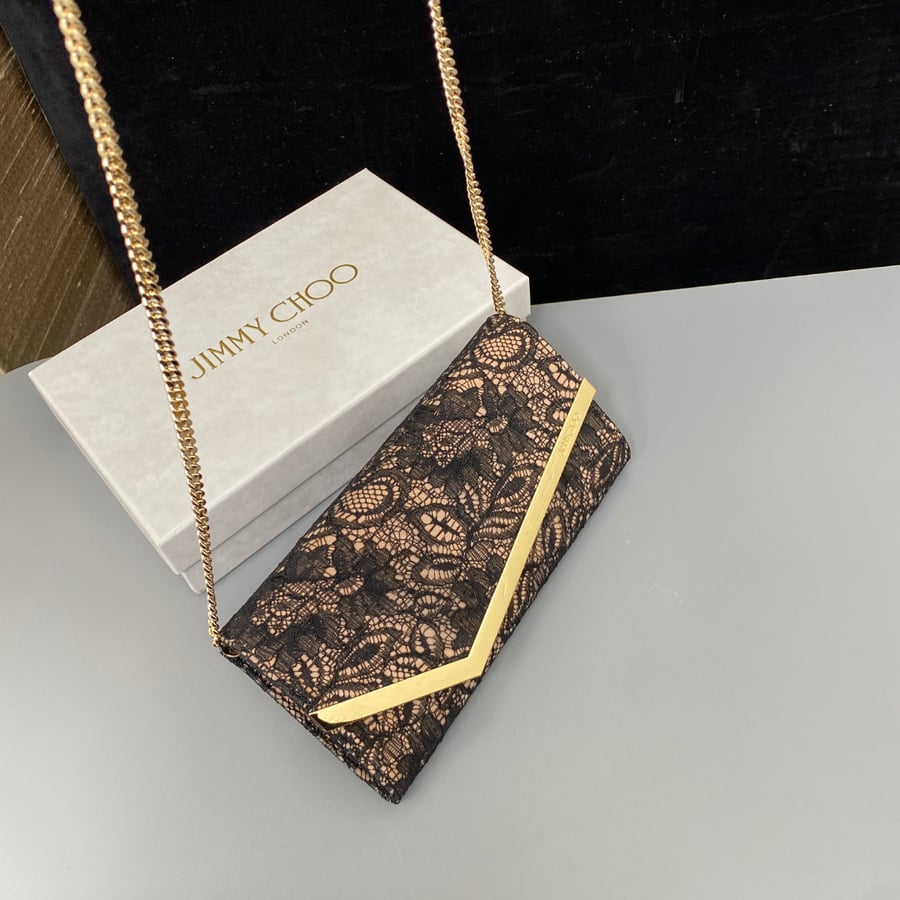 حقيبة جيمي تشو إيميت Jimmy Choo Emmitt Clutch