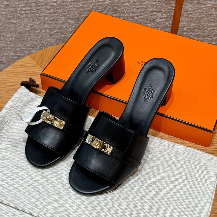 صندل جيجي كيلي بكعب عال هاند ميد Hermes 187 Gigi kelly SANDAL