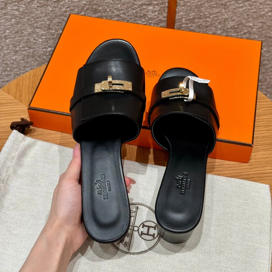 صندل جيجي كيلي بكعب عال هاند ميد Hermes 187 Gigi kelly SANDAL