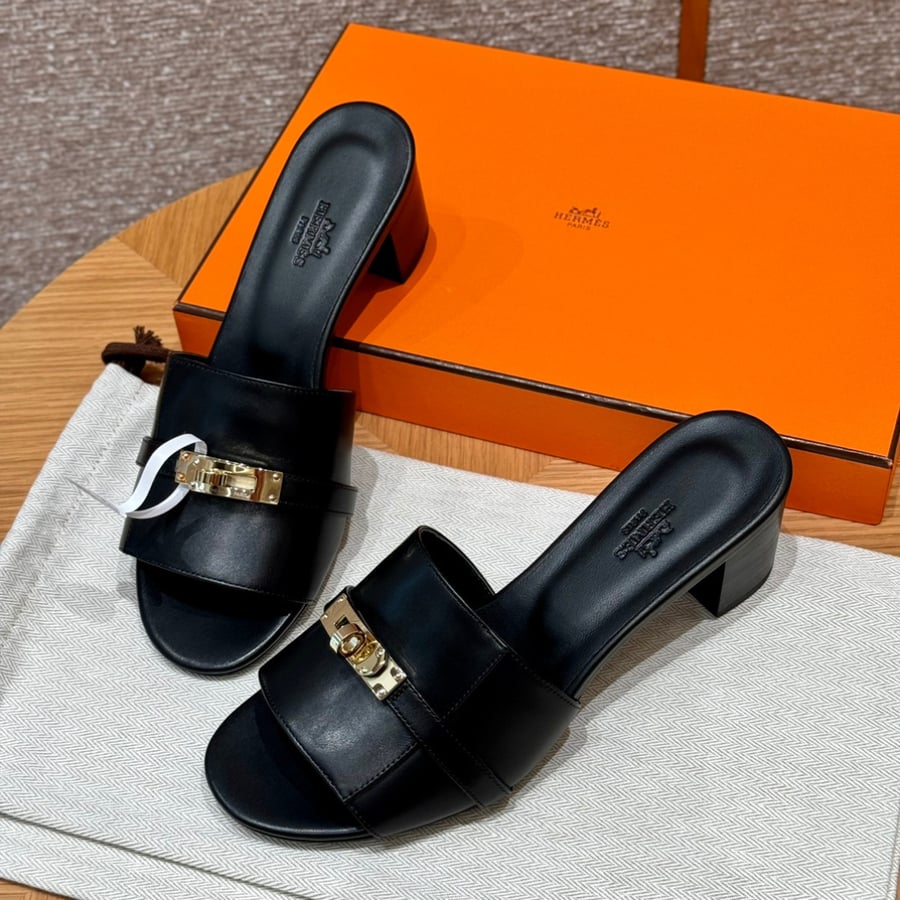 صندل جيجي كيلي بكعب عال هاند ميد Hermes 187 Gigi kelly SANDAL