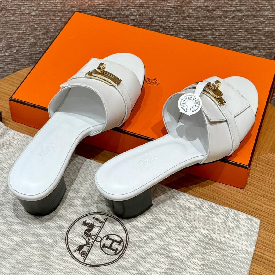 صندل جيجي كيلي بكعب عال هاند ميد Hermes 187 Gigi kelly SANDAL
