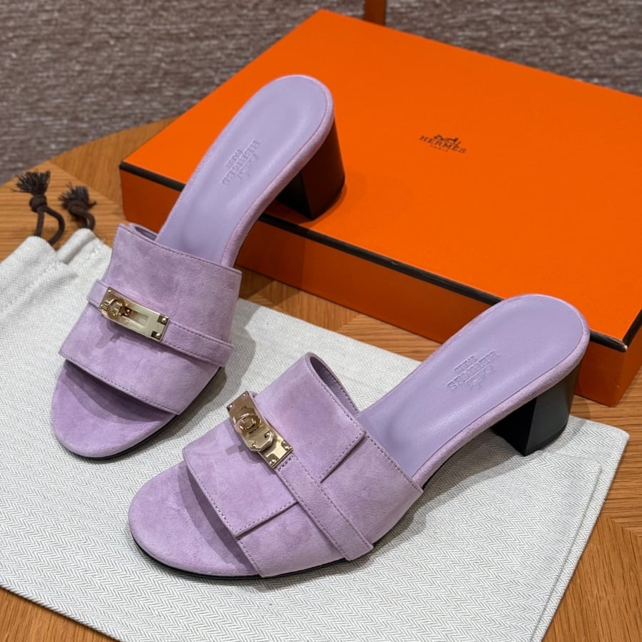 صندل جيجي كيلي بكعب عال هاند ميد Hermes 187 Gigi kelly SANDAL