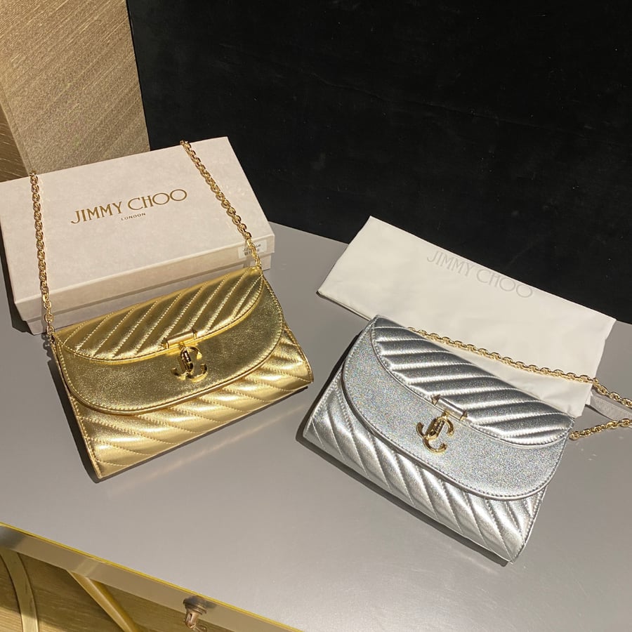 حقيبة جيمي تشو كيرف كلاتش Jimmy Choo Curve Clutch