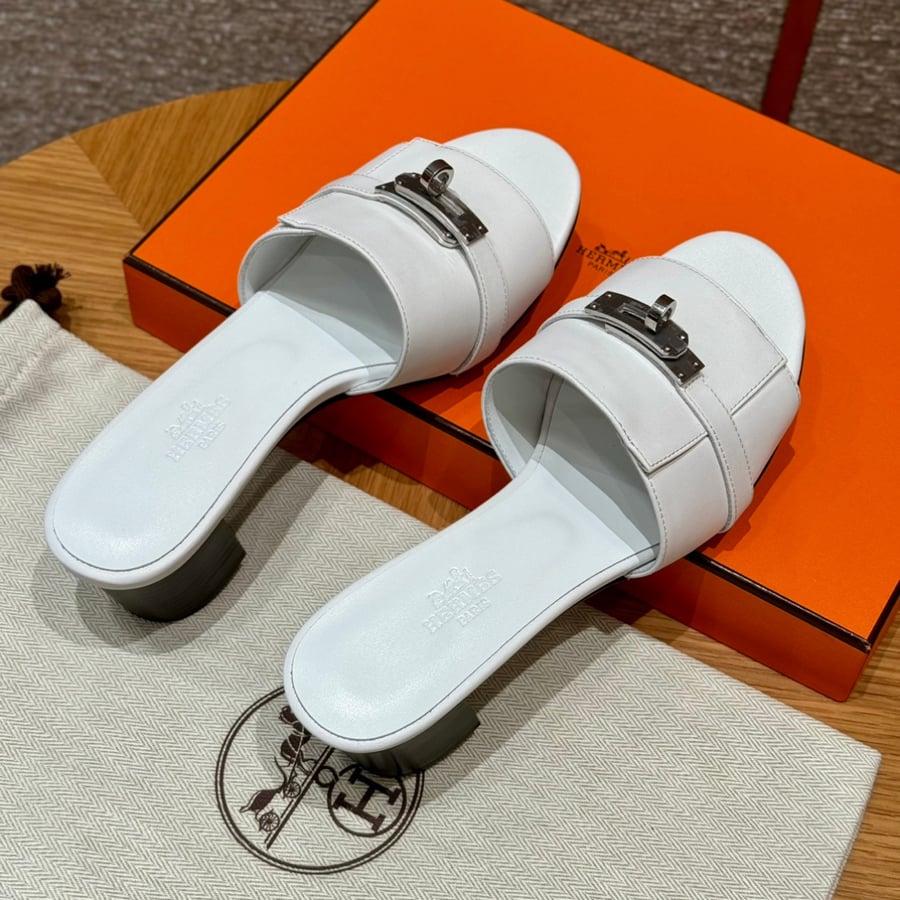 صندل جيجي كيلي بكعب عال هاند ميد Hermes 187 Gigi kelly SANDAL