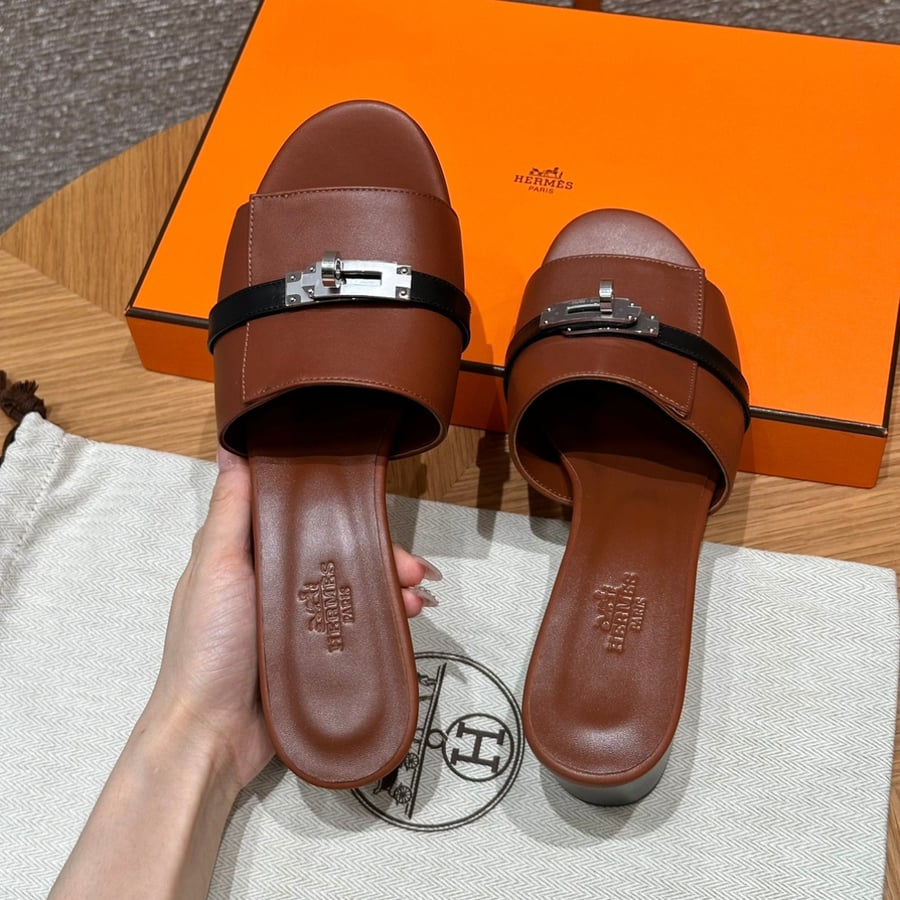 صندل جيجي كيلي بكعب عال هاند ميد Hermes 187 Gigi kelly SANDAL