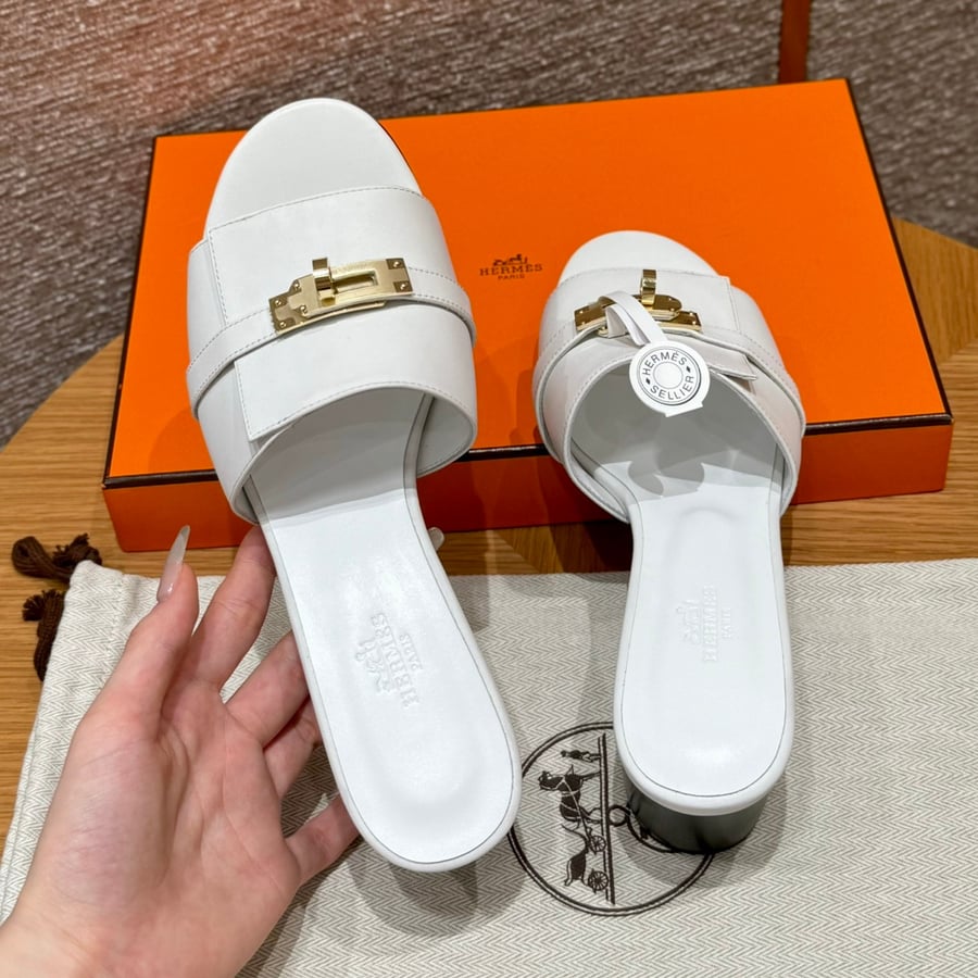 صندل جيجي كيلي بكعب عال هاند ميد Hermes 187 Gigi kelly SANDAL