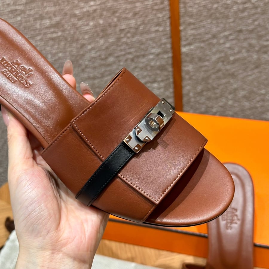 صندل جيجي كيلي بكعب عال هاند ميد Hermes 187 Gigi kelly SANDAL